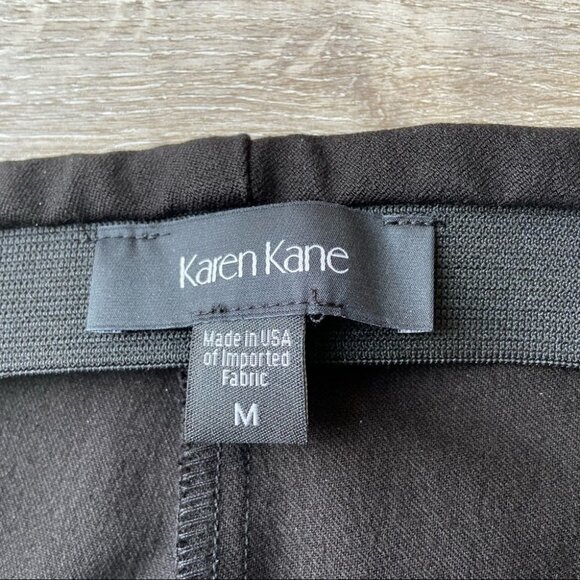 Karen Kane Glitter Side Stripes Elastic Waist Stretchy Pants - Picture 6 of 13